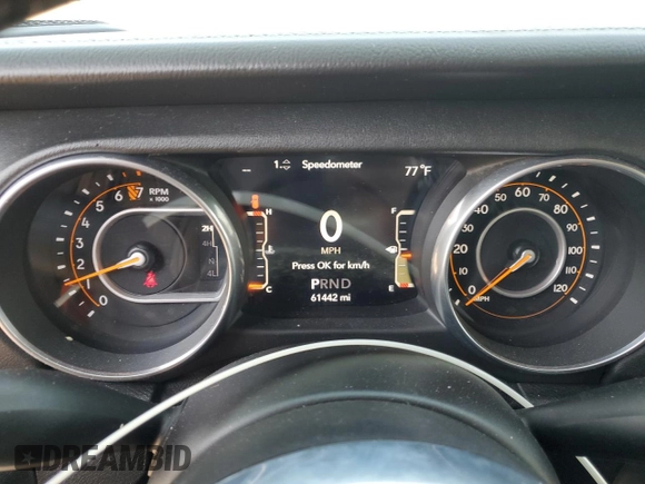 2018 Jeep Wrangler Unlimited Sahara with VIN 1C4HJXEG4JW241511, listed as a Copart auction lot 59003215 with 61,442 mi miles and Clean title. Bid and sale history available at DreamBid. Image 9.
