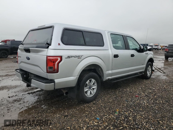 2015 Ford F-150 XLT with VIN 1FTEW1EP2FKD75675, listed as a Copart auction lot 55873515 with 163,367 mi miles and Salvage title. Bid and sale history available at DreamBid. Image 3.