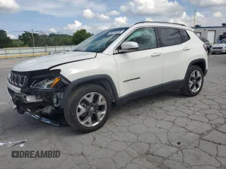 2019 Jeep Compass Limited with VIN 3C4NJCCB2KT664534, listed as a Copart auction lot 59748935 with 68,433 mi miles and Salvage title. Bid and sale history available at DreamBid. Image 1.