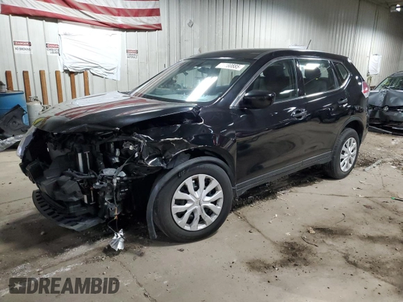 2016 Nissan Rogue S with VIN JN8AT2MV9GW134420, listed as a Copart auction lot 51180885 with 82,631 mi miles and Non Repairable. Bid and sale history available at DreamBid. Image 1.