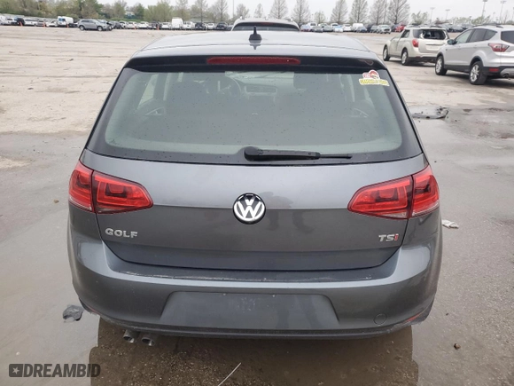 2016 Volkswagen Golf TSI SE with VIN 3VW217AU6GM043584, listed as a Copart auction lot 51722765 with 130,640 mi miles and Clean Title. Bid and sale history available at carsss.com. Image 6.