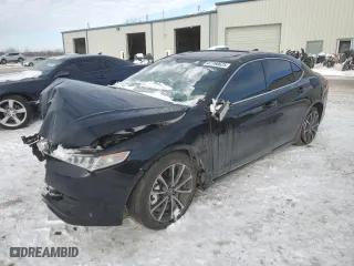 2016 Acura TLX V6 Tech with VIN 19UUB2F57GA003185, listed as a Copart auction lot 87768625 with 0 mi miles and Salvage Title. Bid and sale history available at carsss.com. Image 1.