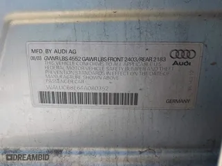 2004 Audi A4 1.8T with VIN WAUJC68E64A080352, listed as a IAAI auction lot 41635920 with 112,228 mi miles. Bid and sale history available at carsss.com. Image 9.