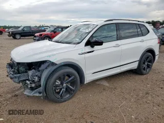 2023 Volkswagen Tiguan SE R-Line Black with VIN 3VVCB7AX1PM133581, listed as a Copart auction lot 58595375 with 42,955 mi miles and Clean title. Bid and sale history available at DreamBid. Image 1.