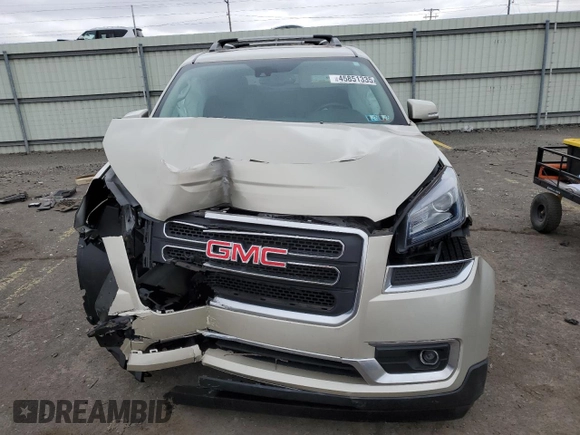 2015 GMC Acadia SLT with VIN 1GKKVRKD7FJ224002, listed as a Copart auction lot 45851335 with 34,509 mi miles and Salvage Title. Bid and sale history available at carsss.com. Image 5.