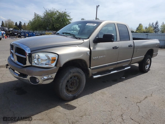 2006 Dodge Ram 2500 SLT with VIN 1D7KS28C66J133092, listed as a Copart auction lot 54541285 with 118,218 mi miles and Salvage Title. Bid and sale history available at carsss.com. Image 1.