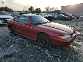 1994 Ford Mustang with VIN 1FALP4049RF150529, listed as a Copart auction lot 48106225 with 95,308 mi miles and Salvage Title. Bid and sale history available at carsss.com. Image 4.