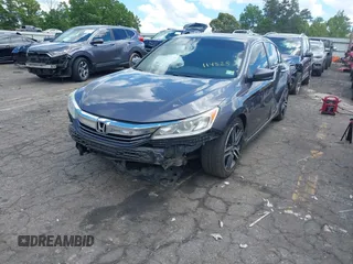 2016 Honda Accord Sport z VIN 1HGCR2F52GA114525, wystawiony jako IAAI lot #42179474 z przebiegiem 112 664 mil mil oraz . Historia ofert i sprzedaży dostępna na DreamBid. Obrazek 2.