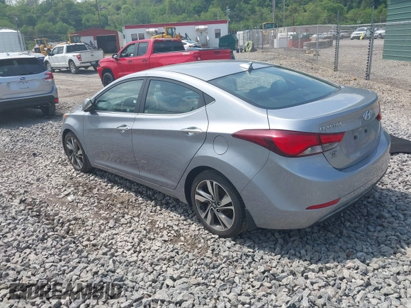 2015 Hyundai Elantra SE z VIN 5NPDH4AE8FH620540, wystawiony jako IAAI lot #42185857 z przebiegiem 79 568 mil mil oraz . Historia ofert i sprzedaży dostępna na DreamBid. Obrazek 3.