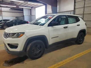 2018 Jeep Compass Sport with VIN 3C4NJCAB5JT263397, listed as a Copart auction lot 55670315 with 95,531 mi miles and Salvage title. Bid and sale history available at DreamBid. Image 1.