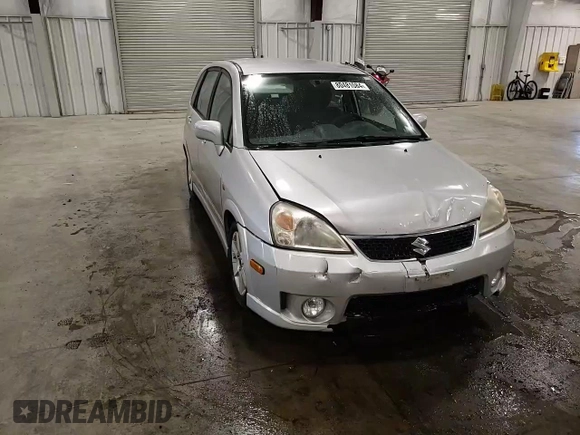 2005 Suzuki Aerio SX z VIN JS2RC61H555300879, wystawiony jako Copart lot #80481084 z przebiegiem 129 196 mil mil oraz Szkoda całkowita • Salvage title. Historia ofert i sprzedaży dostępna na DreamBid. Obrazek 10.