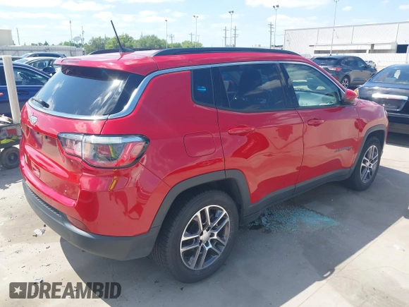 2017 Jeep Compass Latitude with VIN 3C4NJCBB2HT668657, listed as a IAAI auction lot 42027025 with 91,888 mi miles and . Bid and sale history available at DreamBid. Image 4.
