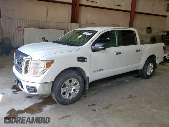 2017 Nissan Titan SV z VIN 1N6AA1EJ9HN569787, wystawiony jako Copart lot #59105715 z przebiegiem 116 332 mil mil oraz Czysty tytuł • Clean title. Historia ofert i sprzedaży dostępna na DreamBid. Obrazek 1.