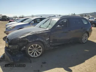 2011 BMW 3 Series 328i with VIN WBAUT9C59BA191965, listed as a Copart auction lot 46894005 with 125,397 mi miles and Salvage title. Bid and sale history available at DreamBid. Image 1.