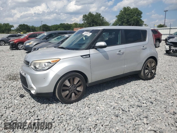 2015 Kia Soul + with VIN KNDJX3A54F7784954, listed as a Copart auction lot 54680675 with 125,958 mi miles and Salvage Title. Bid and sale history available at DreamBid. Image 1.