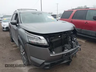 2023 Nissan Pathfinder Platinum с VIN 5N1DR3DJ4PC223917, выставлен на аукционе IAAI как лот 41435859 с пробегом 40 019 миль миль и . История ставок и продаж доступна на DreamBid. Изображение 1.
