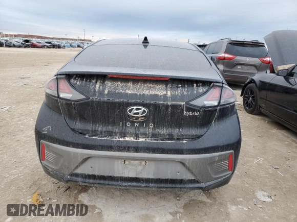 2021 Hyundai Ioniq Limited z VIN KMHC05LC1MU254424, wystawiony jako Copart lot #83341754 z przebiegiem Nie podano mil oraz Szkoda całkowita • Salvage title. Historia ofert i sprzedaży dostępna na DreamBid. Obrazek 6.