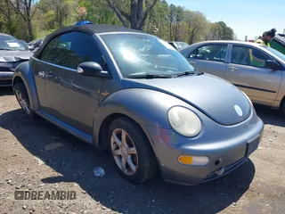 2005 Volkswagen Beetle GLS with VIN 3VWCD31Y35M366477, listed as a IAAI auction lot 42155640 with 91,724 mi miles and . Bid and sale history available at DreamBid. Image 1.