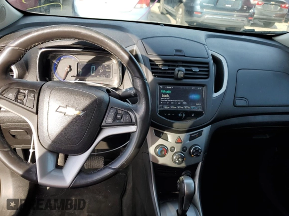 2015 Chevrolet Trax LT with VIN 3GNCJLSB8FL254021, listed as a Copart auction lot 75886343 with 105,716 mi miles and Salvage Title. Bid and sale history available at carsss.com. Image 8.
