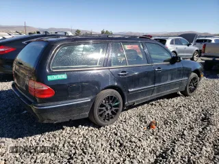 2002 Mercedes-Benz E-Class with VIN WDBJH82J42X066433, listed as a Copart auction lot 75933054 with 134,476 mi miles and Clean Title. Bid and sale history available at carsss.com. Image 3.