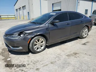 2015 Chrysler 200 Limited with VIN 1C3CCCAB2FN535692, listed as a Copart auction lot 52979025 with 78,299 mi miles and Salvage Title. Bid and sale history available at carsss.com. Image 1.