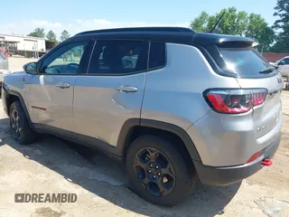 2023 Jeep Compass Trailhawk with VIN 3C4NJDDN3PT527995, listed as a IAAI auction lot 42218464 with 47,701 mi miles and . Bid and sale history available at carsss.com. Image 3.