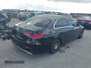 2022 Mercedes-Benz C 300 with VIN W1KAF4HB3NR042509, listed as a IAAI auction lot 41545611 with 24,121 mi miles and . Bid and sale history available at DreamBid. Image 4.
