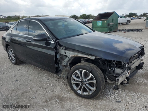 2018 Mercedes-Benz C-Class C 300 with VIN 55SWF4KB2JU240019, listed as a Copart auction lot 47649575 with 30,234 mi miles and Salvage Title. Bid and sale history available at carsss.com. Image 4.