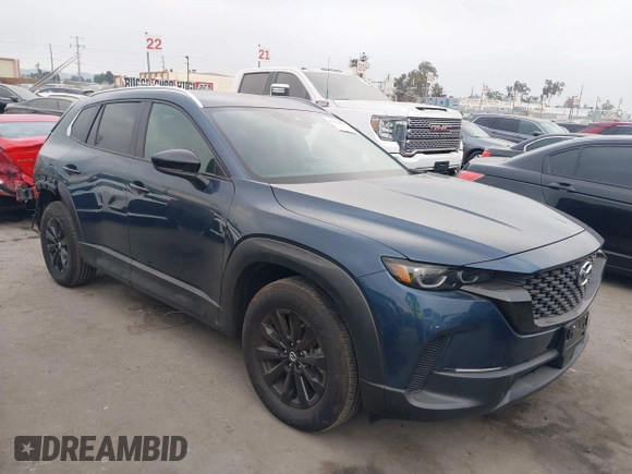 2024 Mazda CX-50 S Select with VIN 7MMVABAM8RN220180, listed as a IAAI auction lot 40608590 with 3,203 mi miles and . Bid and sale history available at DreamBid. Image 1.