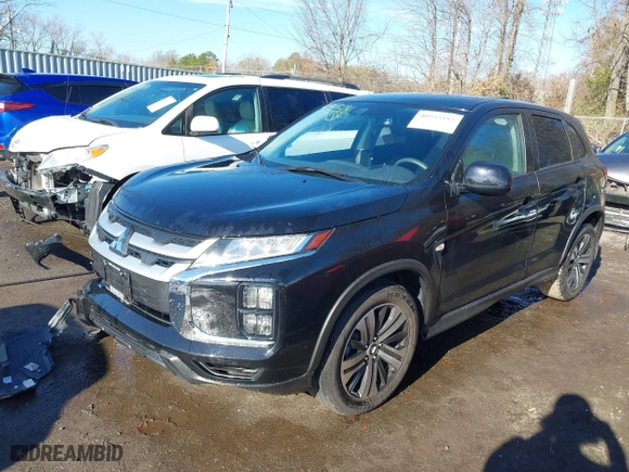 2022 Mitsubishi Outlander Sport ES with VIN JA4APUAU0NU020266, listed as a IAAI auction lot 40945181 with 25,292 mi miles. Bid and sale history available at carsss.com. Image 17.