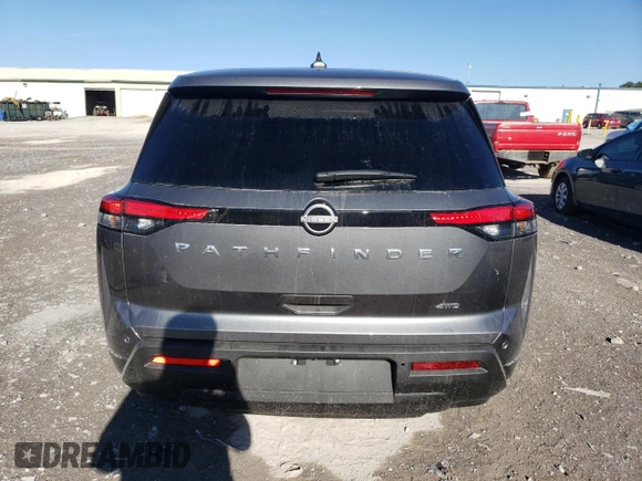 2024 Nissan Pathfinder S with VIN 5N1DR3AC7RC249839, listed as a Copart auction lot 75864704 with 2,159 mi miles and Salvage title. Bid and sale history available at DreamBid. Image 6.