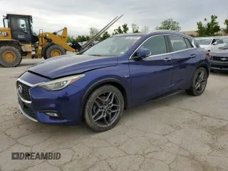 2017 Infiniti QX30 Luxury z VIN SJKCH5CP8HA023024, wystawiony jako Copart lot #55675295 z przebiegiem 131 263 mil mil oraz Czysty tytuł • Clean title. Historia ofert i sprzedaży dostępna na DreamBid. Obrazek 1.