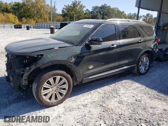 2022 Ford Explorer King Ranch with VIN 1FM5K7LC4NGA71016, listed as a Copart auction lot 76548944 with 60,231 mi miles and Salvage Title. Bid and sale history available at carsss.com. Image 1.