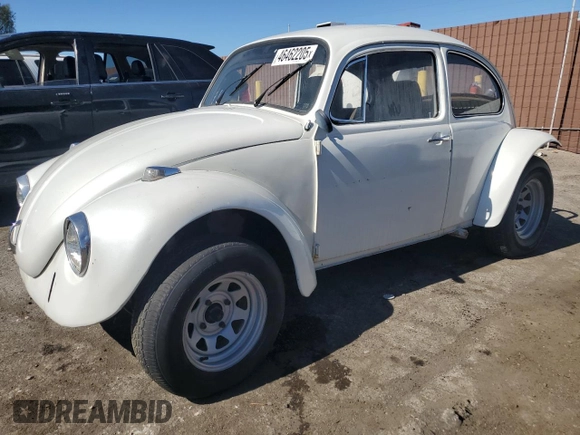 1969 Volkswagen Beetle with VIN 1190492991, listed as a Copart auction lot 46462205 with 18,726 mi miles and Clean Title. Bid and sale history available at DreamBid. Image 1.