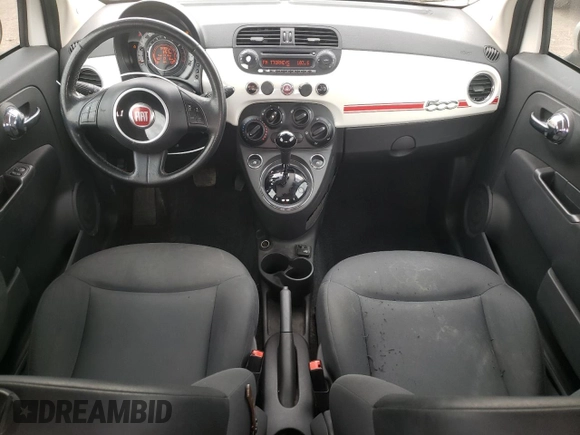 2015 FIAT 500 Pop with VIN 3C3CFFAR7FT569875, listed as a Copart auction lot 58040645 with 94,984 mi miles and Salvage title. Bid and sale history available at DreamBid. Image 8.