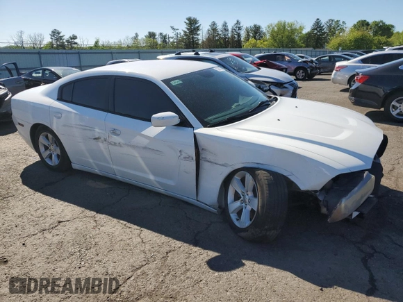 2014 Dodge Charger SE with VIN 2C3CDXBG9EH268119, listed as a Copart auction lot 55650705 with 185,024 mi miles and Salvage Title. Bid and sale history available at DreamBid. Image 4.