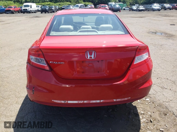 2013 Honda Civic Cpe LX with VIN 2HGFG3B56DH531996, listed as a Copart auction lot 62482524 with 98,955 mi miles and Salvage Title. Bid and sale history available at carsss.com. Image 6.