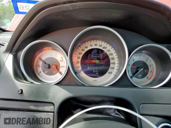 2014 Mercedes-Benz C 250 Sport with VIN WDDGF4HB8EA927880, listed as a Copart auction lot 58507445 with 152,995 mi miles and Salvage title. Bid and sale history available at DreamBid. Image 9.