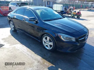 2016 Mercedes-Benz CLA with VIN WDDSJ4EB9GN372088, listed as a IAAI auction lot 41655141 with 83,726 mi miles. Bid and sale history available at carsss.com. Image 1.