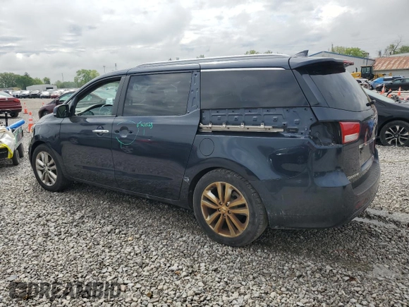 2016 Kia Sedona SX-L with VIN KNDME5C17G6186258, listed as a Copart auction lot 55742885 with 98,487 mi miles and Clean Title. Bid and sale history available at DreamBid. Image 2.