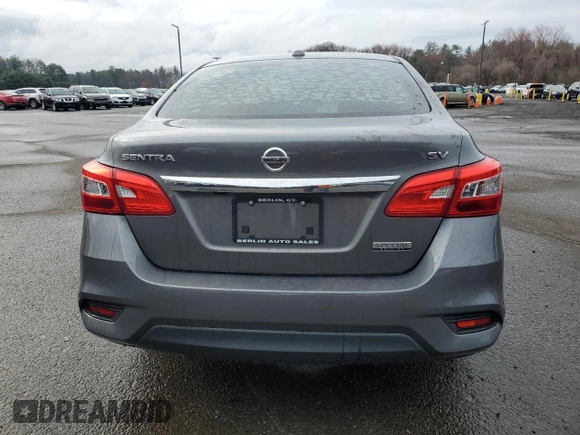 2019 Nissan Sentra SV with VIN 3N1AB7AP7KY236241, listed as a Copart auction lot 52913965 with 109,348 mi miles and Salvage Title. Bid and sale history available at carsss.com. Image 6.