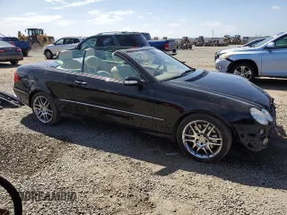 2008 Mercedes-Benz CLK 350 with VIN WDBTK56F18T089313, listed as a Copart auction lot 49496485 with 101,711 mi miles and Salvage title. Bid and sale history available at DreamBid. Image 4.