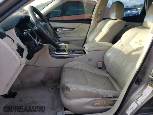 2011 Infiniti M37 with VIN JN1BY1AP1BM322471, listed as a Copart auction lot 73488294 with 159,554 mi miles and Salvage Title. Bid and sale history available at carsss.com. Image 7.