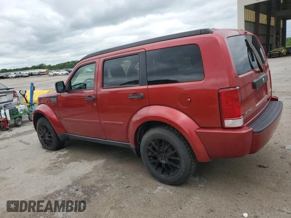 2007 Dodge Nitro SXT with VIN 1D8GU28K57W662816, listed as a Copart auction lot 56965655 with 182,614 mi miles and Salvage title. Bid and sale history available at DreamBid. Image 2.