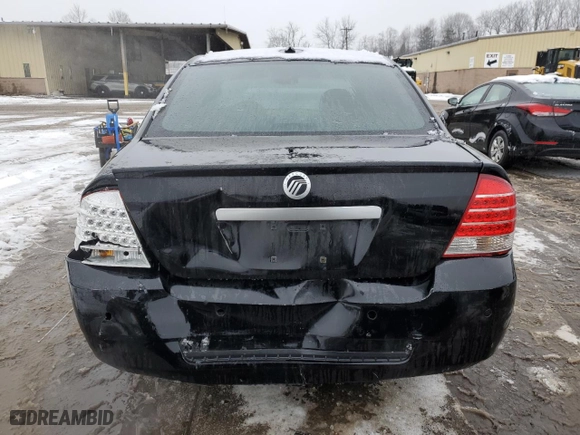 2007 Mercury Montego Premier with VIN 1MEHM43137G610882, listed as a Copart auction lot 45002485 with 197,166 mi miles and Salvage Title. Bid and sale history available at carsss.com. Image 6.