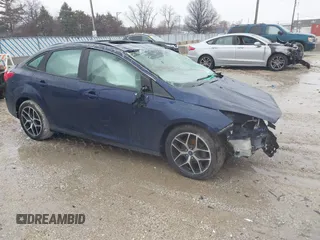 2017 Ford Focus SEL with VIN 1FADP3H29HL312631, listed as a IAAI auction lot 41226591 with 133,814 mi miles. Bid and sale history available at carsss.com. Image 1.