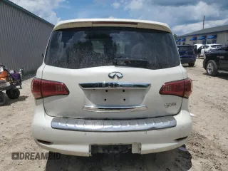 2016 Infiniti QX80 with VIN JN8AZ2NC0G9400613, listed as a Copart auction lot 61346795 with 129,753 mi miles and Clean title. Bid and sale history available at DreamBid. Image 6.