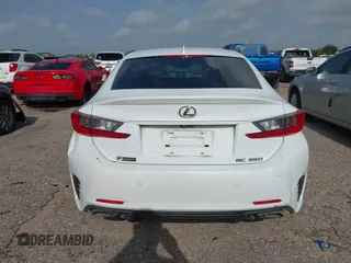2015 Lexus RC 350 F Sport with VIN JTHHE5BC4F5008864, listed as a IAAI auction lot 42624291 with 103,427 mi miles and . Bid and sale history available at DreamBid. Image 16.
