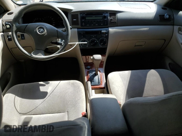 2006 Toyota Corolla CE with VIN JTDBR32EX60069960, listed as a Copart auction lot 53482945 with 240,214 mi miles and Salvage Title. Bid and sale history available at DreamBid. Image 8.