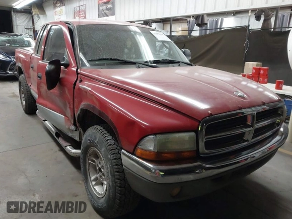 2001 Dodge Dakota Sport with VIN 1B7HL2AN81S296293, listed as a IAAI auction lot 41470036 with 203,323 mi miles. Bid and sale history available at carsss.com. Image 1.